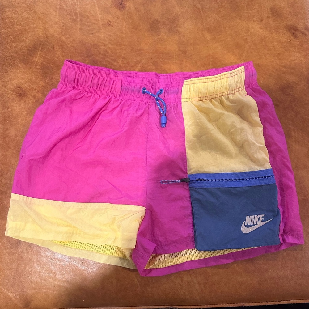 Nike Color block Athletic Shorts